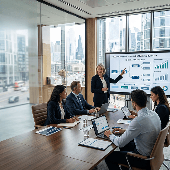 Looking around corners, proactive business consultancy UAE