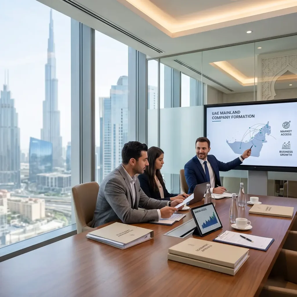 Company formation and business setup services in UAE